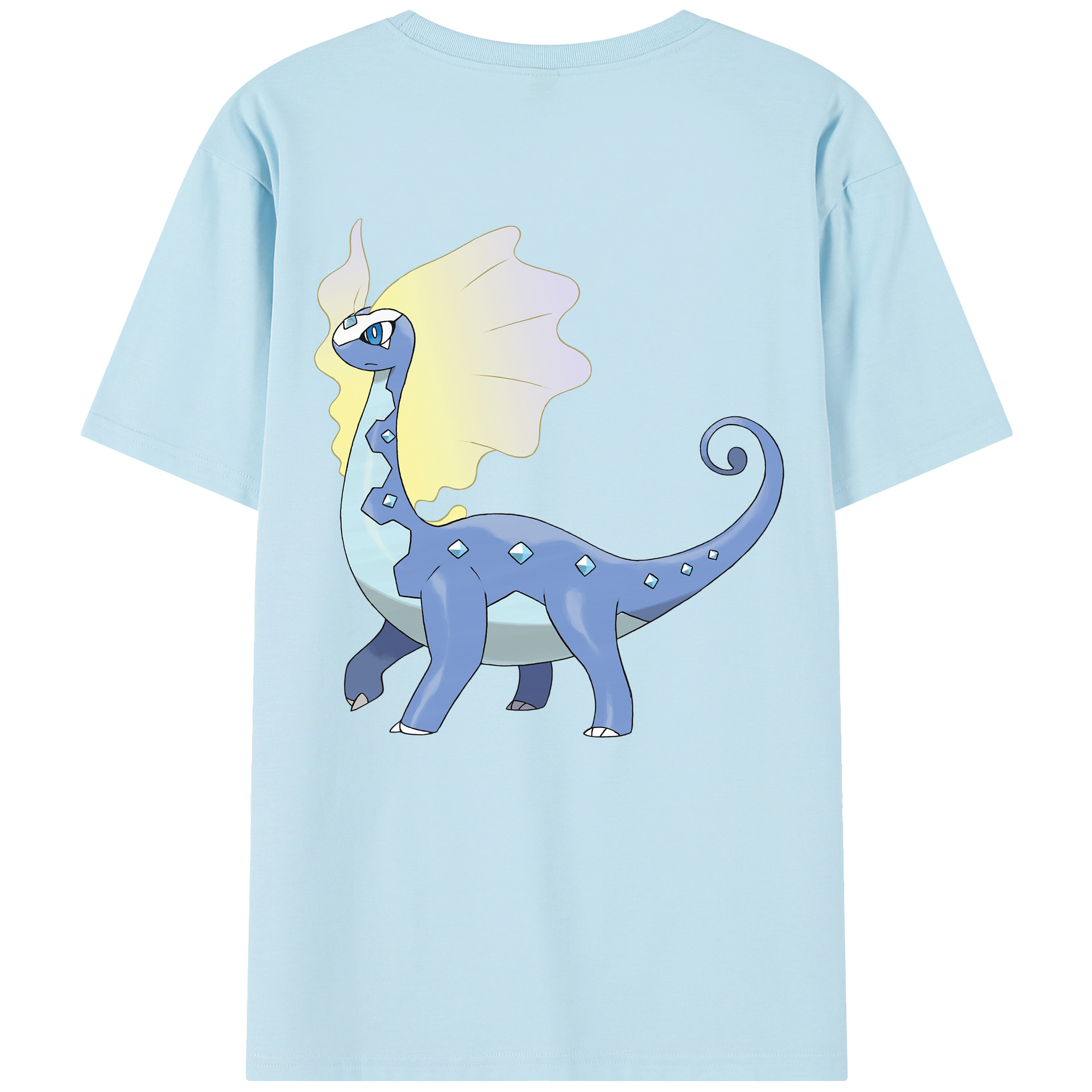 （画像用） ポケットモンスター Pokémon 綿100％半袖Tシャツ（背面プリント）